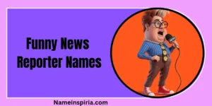Funny News Reporter Names