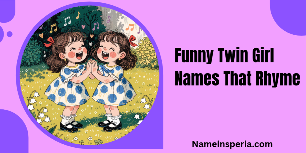 Funny Twin Girl Names That Rhyme