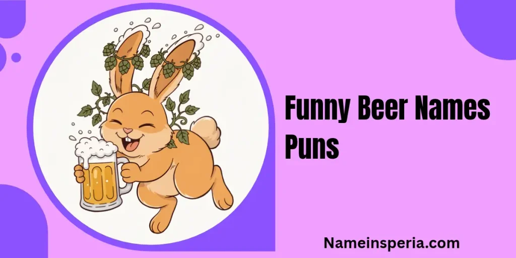 Funny Beer Names Puns