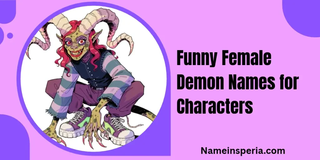 Funny Female Demon Names for Characters
