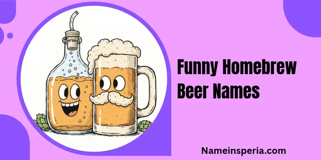 Funny Homebrew Beer Names