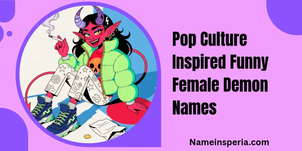 Pop Culture Inspired Funny Female Demon Names