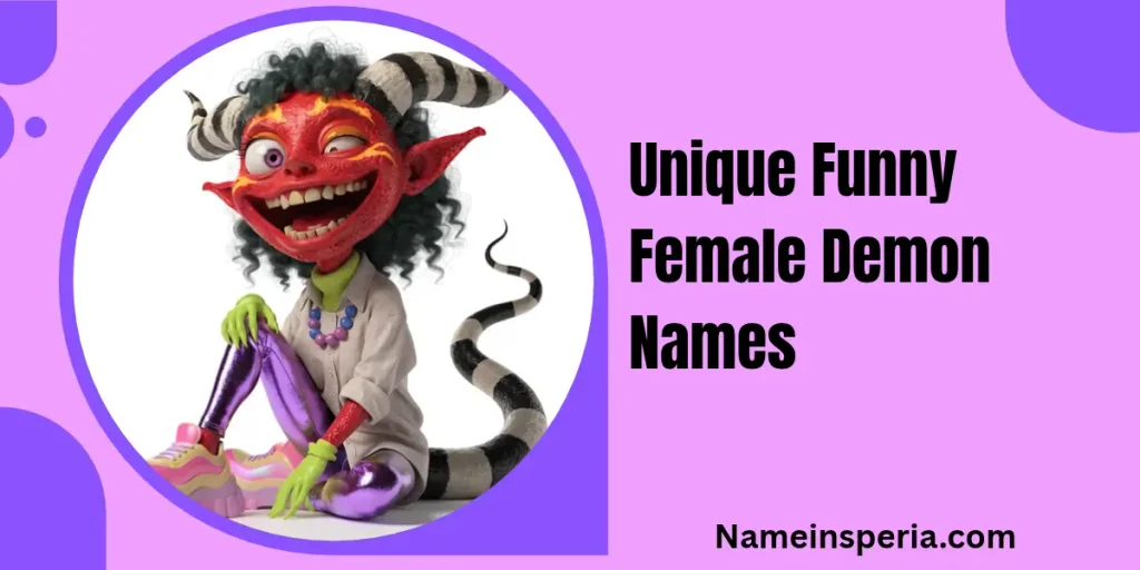 Unique Funny Female Demon Names